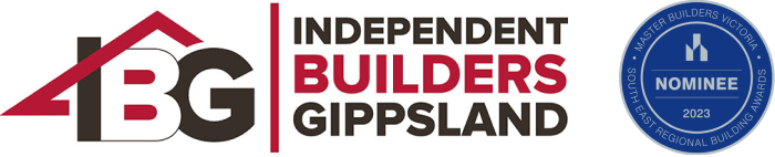 IBG logo and master builder victoria nominee